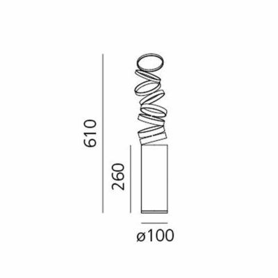 DECOMPOSE' TABLE  ARTEMIDE  SCHEDA TECNICA