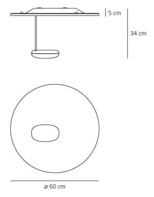 DROPLET MINI LED WALL/CEILING 3000K PARETE O SOFFITTO ARTEMIDE
