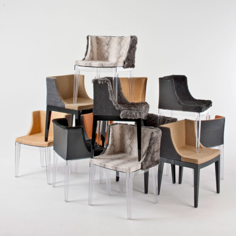 Madmoiselle Kravitz struttura trasparente Kartell