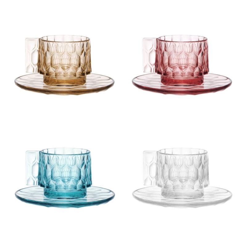 Jellies family tazzina con piattino Kartell