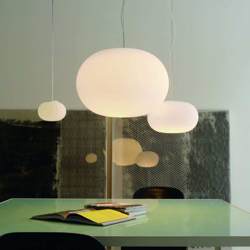 Bianca sospensione LED FontanaArte