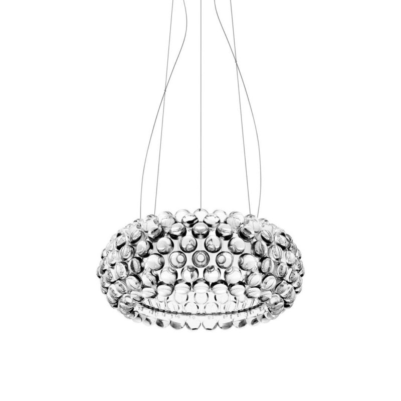 Caboche Plus media LED sospensione Foscarini