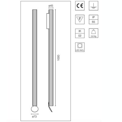 flos-flauta-riga-3-h1000-lampada-led-bi-emissione-da-parete-dimmerabile-dali-per-esterno-ip65