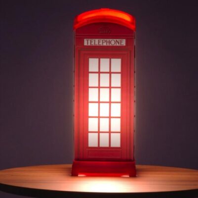 RED PHONE BOX LAMP