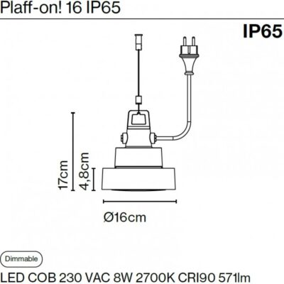 PLAFF-ON! S16 MARSET SCHEDA TECNICA