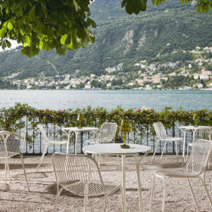 Hiray tavolino tondo alto Kartell