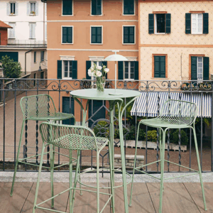 Alternative view of Hiray tavolino tondo alto Kartell